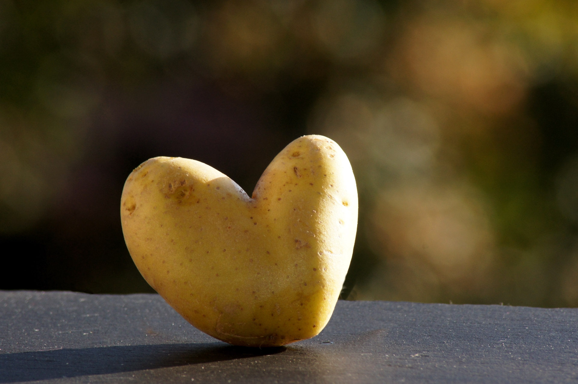 Kartoffel in Herz-Form