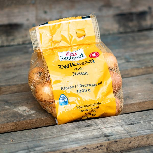 Verpackte Zwiebeln, eines der Produkte von Kartoffel Bausch